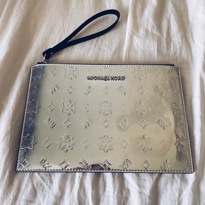 Michael Kors Metallic Wristlet